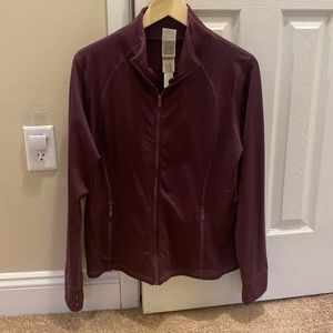 A Purple Victoria Secret Track Jacket